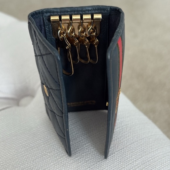 Roberta Di Camerino leather key case card holder made in Italy - Picture 8 of 16